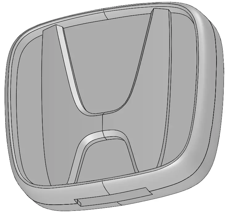 HONDA KEYCOVER FOR HONDA EG KEY Free 3D print model_4