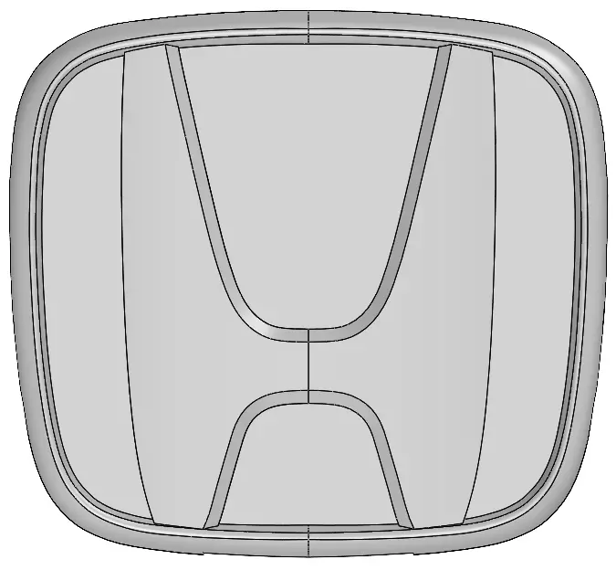 HONDA KEYCOVER FOR HONDA EG KEY Free 3D print model_1