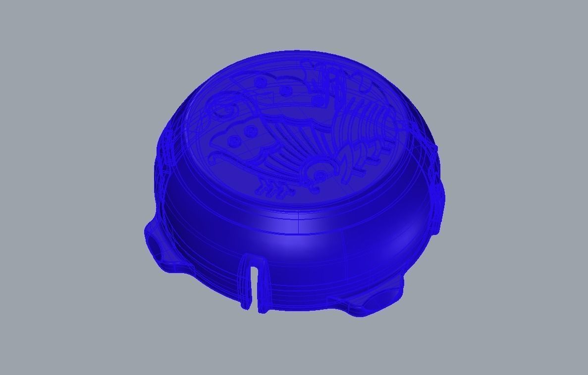 HUB CAP for FIAT STEEL WHEEL PCD98 3D print model_0
