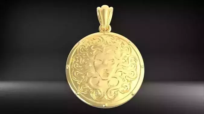 Medusa Head pendant