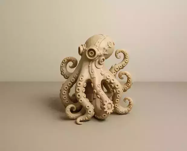 Mechanical octopus Sculpture
