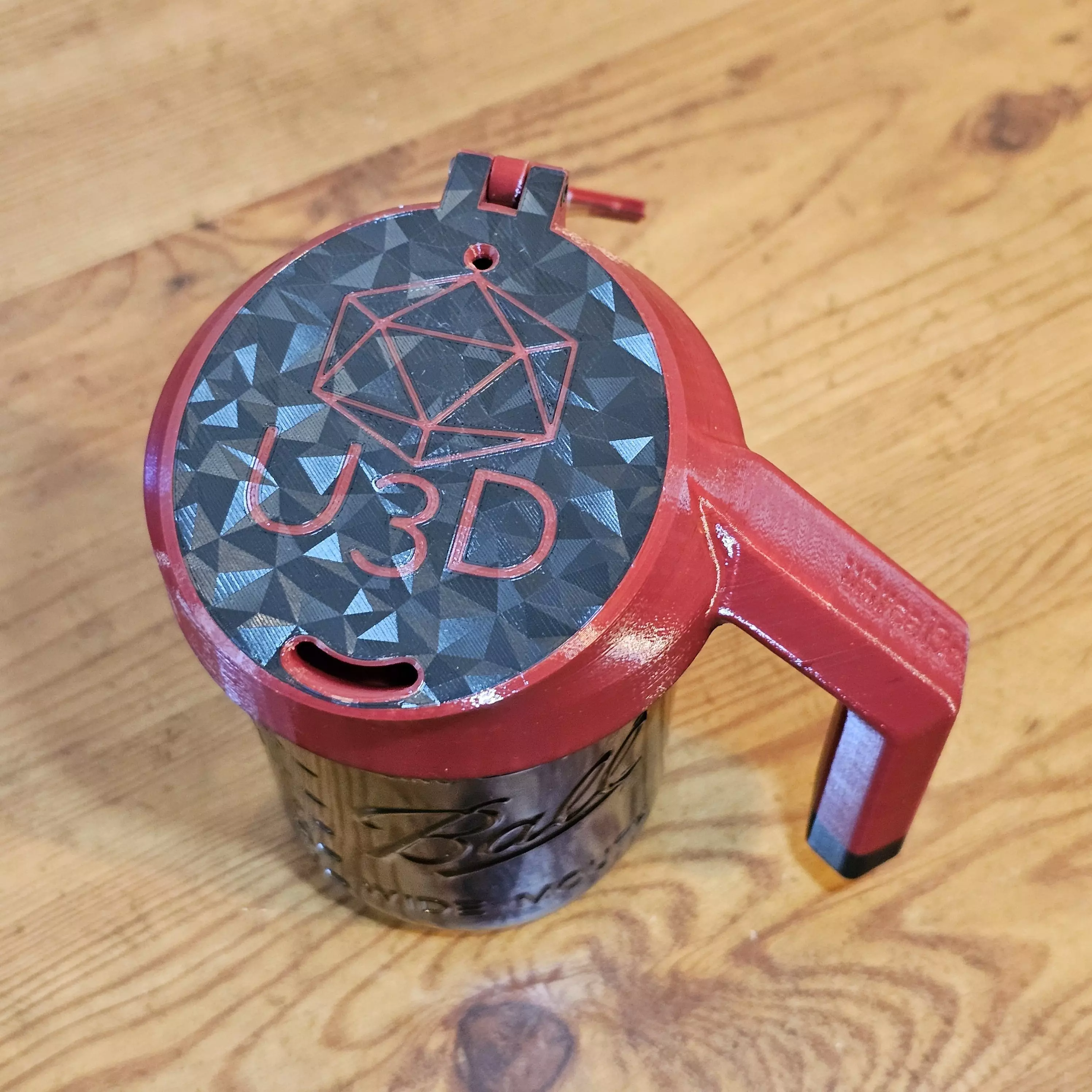 Mason Jar Mug Mod v2 3D print model_0