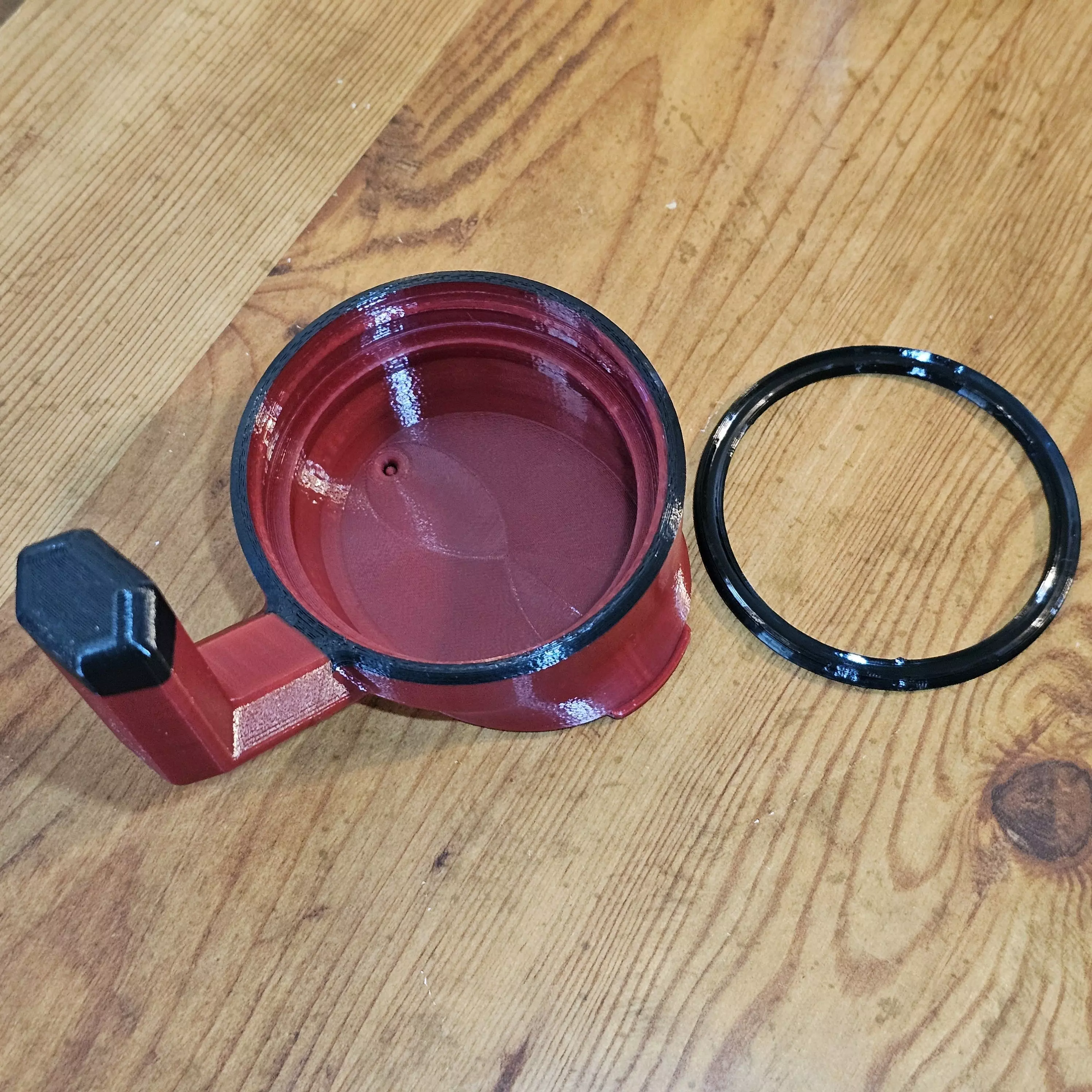 Mason Jar Mug Mod v2 3D print model_2