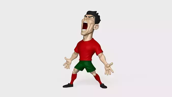 Cristiano Ronaldo Miniature - Caricature CR7