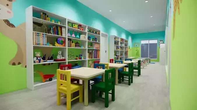 CRECHE INTERIOR DESIGN