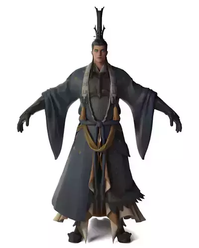 Yang Jian - Fantasy Warrior 3D model