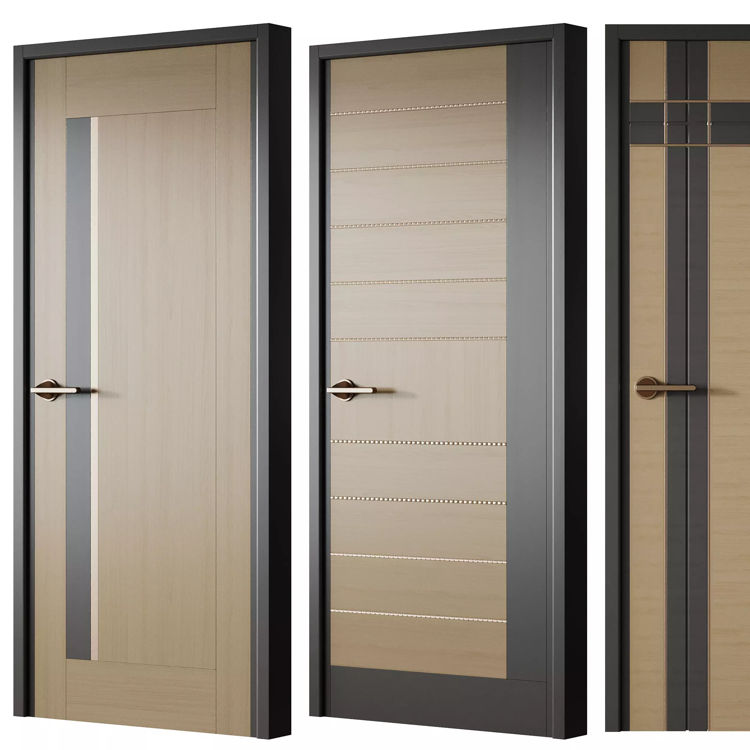 Interior door 40 3D model_0