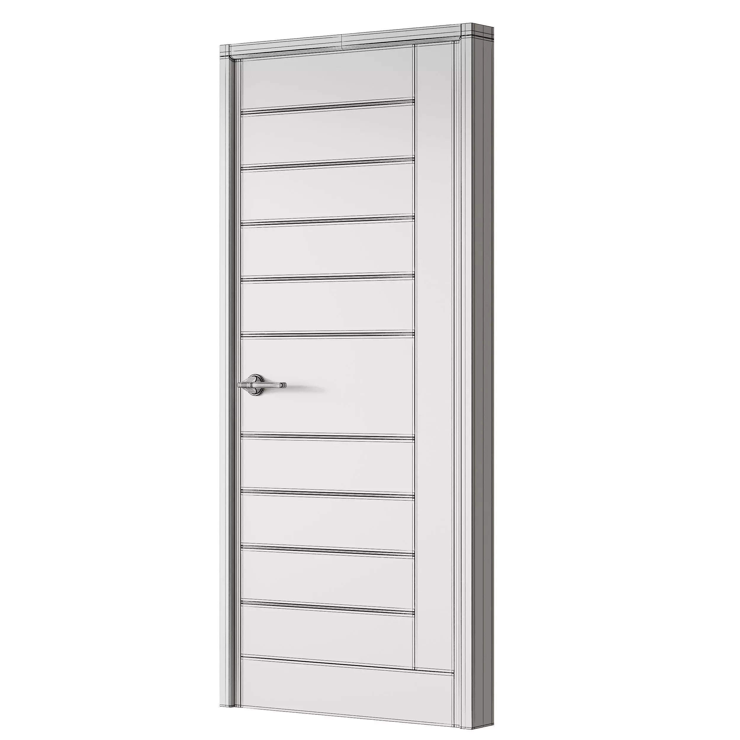 Interior door 40 3D model_13