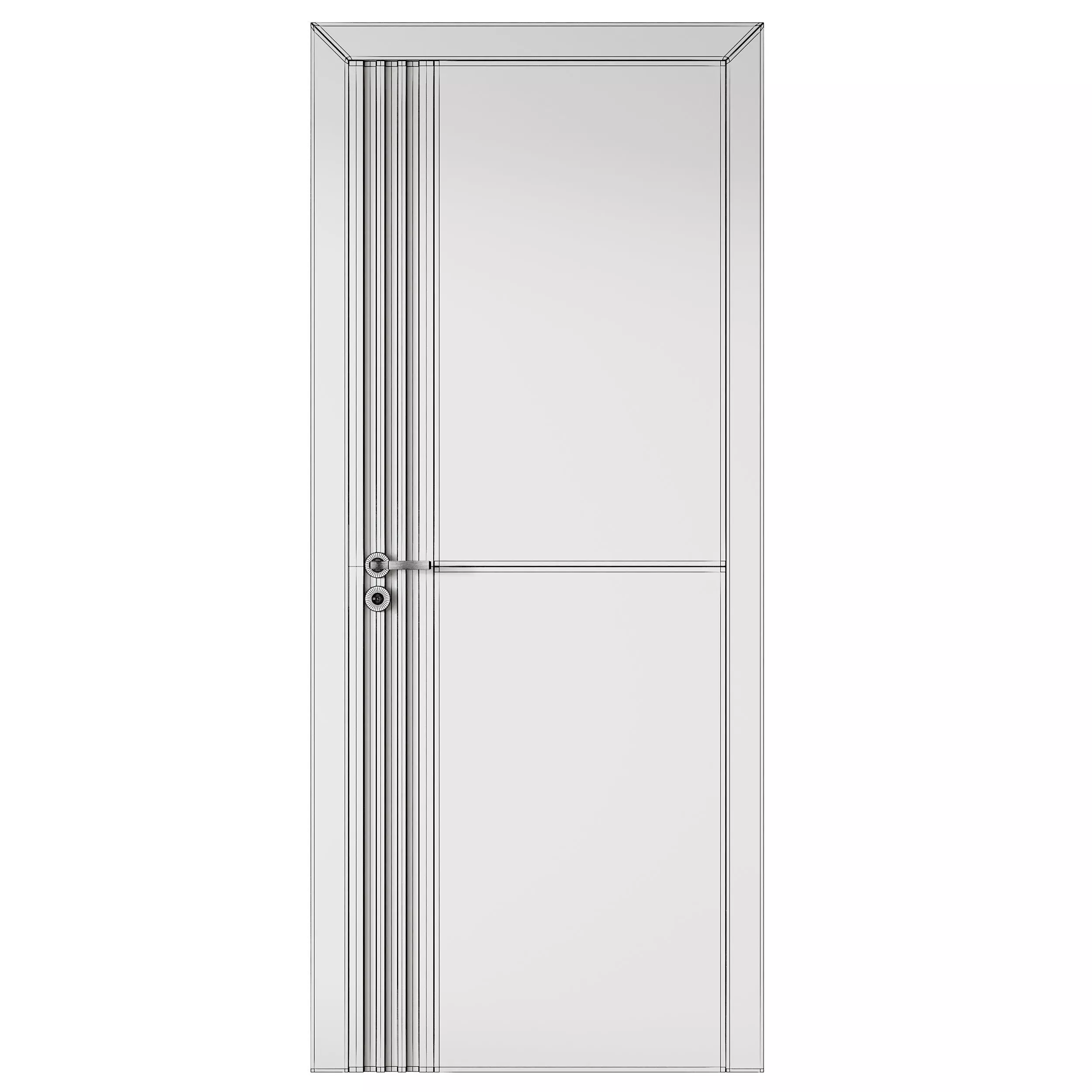 Interior door 48 3D model_13