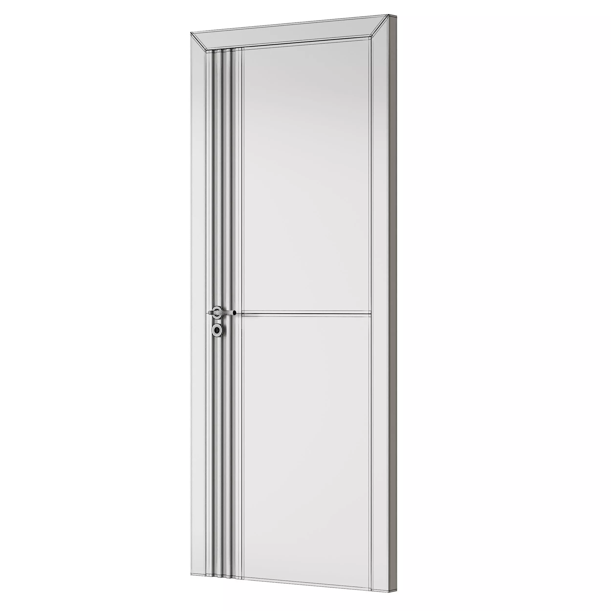 Interior door 48 3D model_14