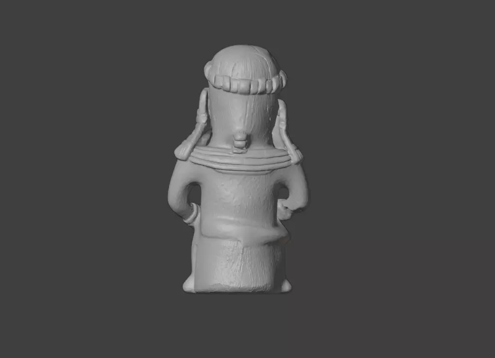Aztec Sculpture Low-poly 3D model_18