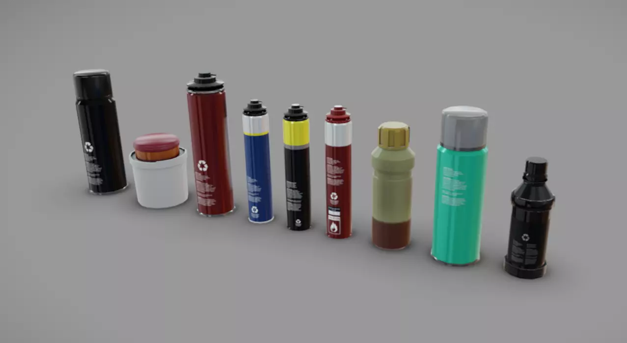 Tools Pack 10 Low-poly 3D model_3