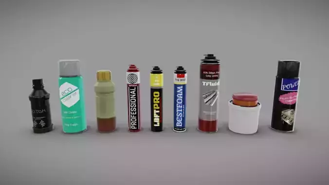 Tools Pack 10 Low-poly 3D model