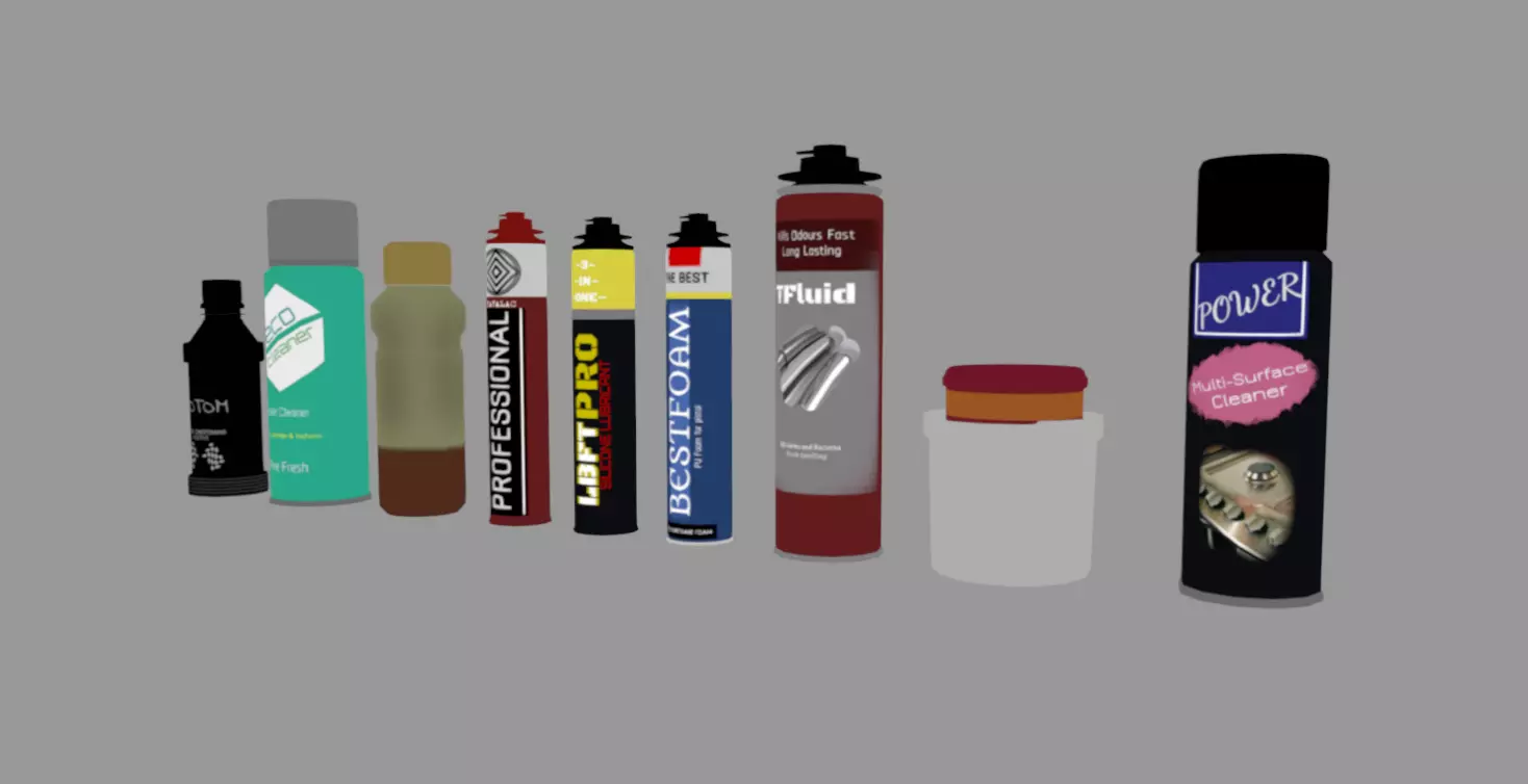 Tools Pack 10 Low-poly 3D model_11