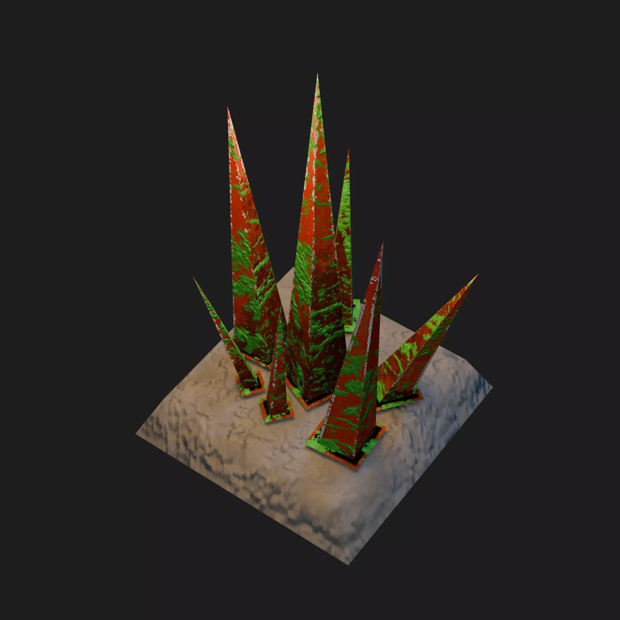 Dungeon Traps Low-poly 3D model_5