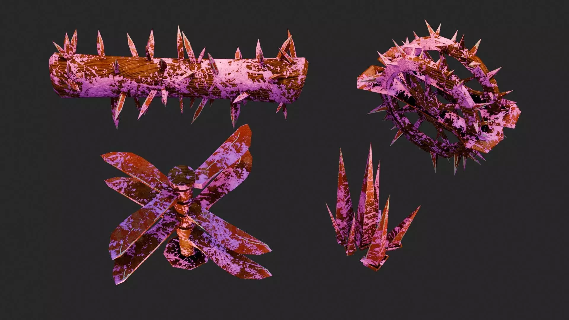 Dungeon Traps Low-poly 3D model_12