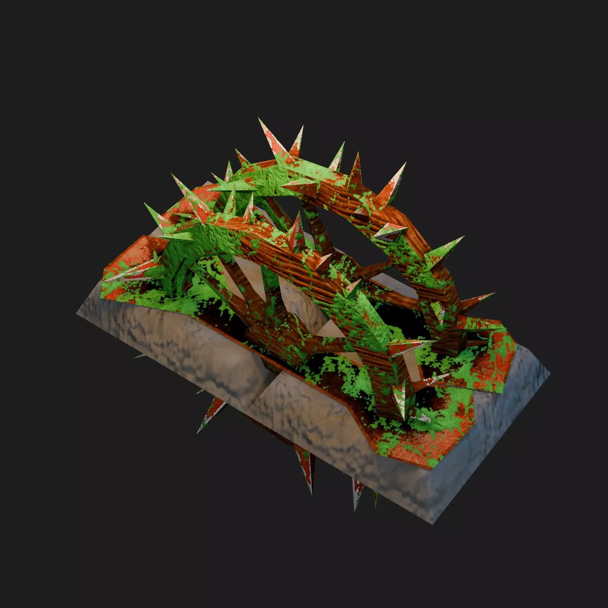 Dungeon Traps Low-poly 3D model_6