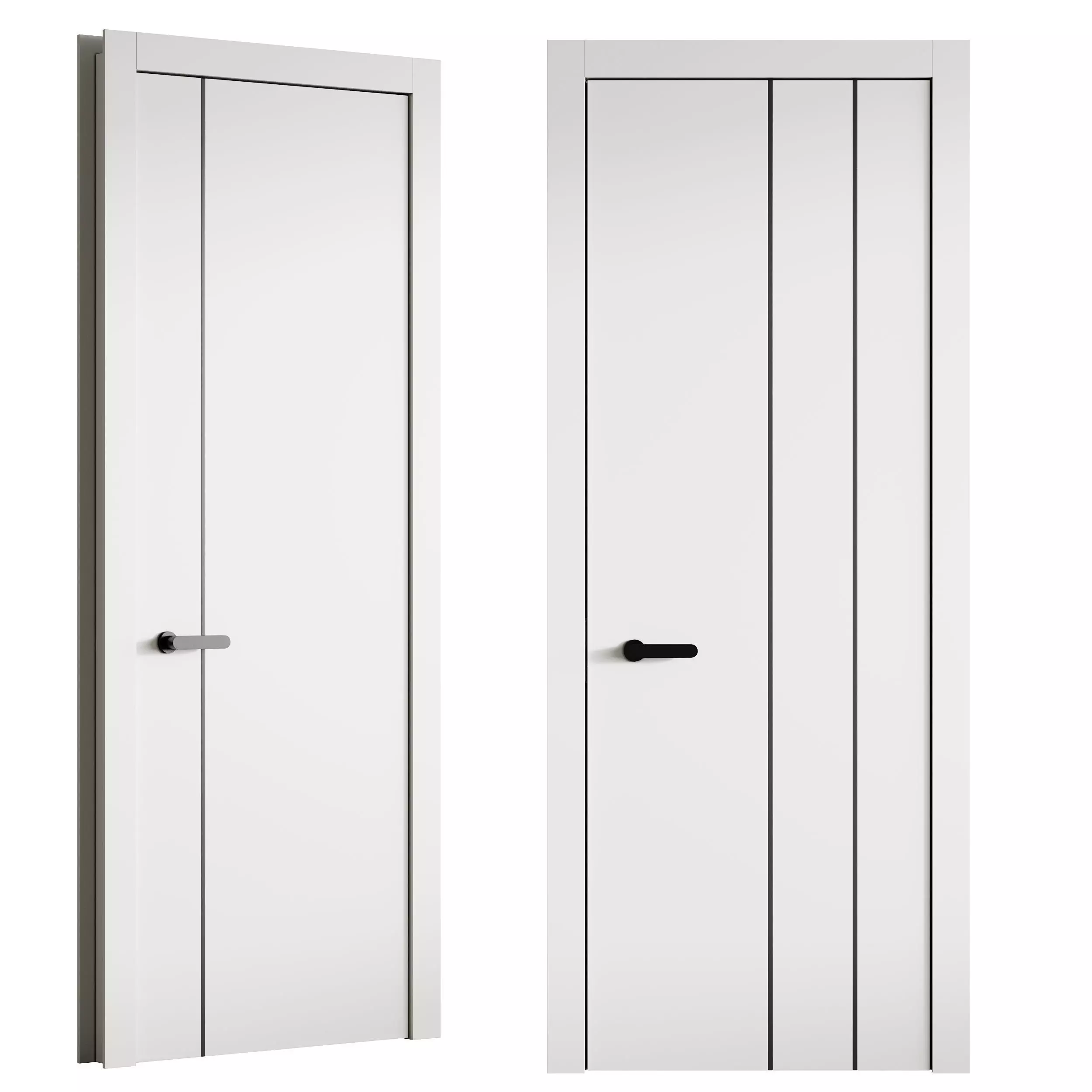 Interior Door Freedom 3D model_9