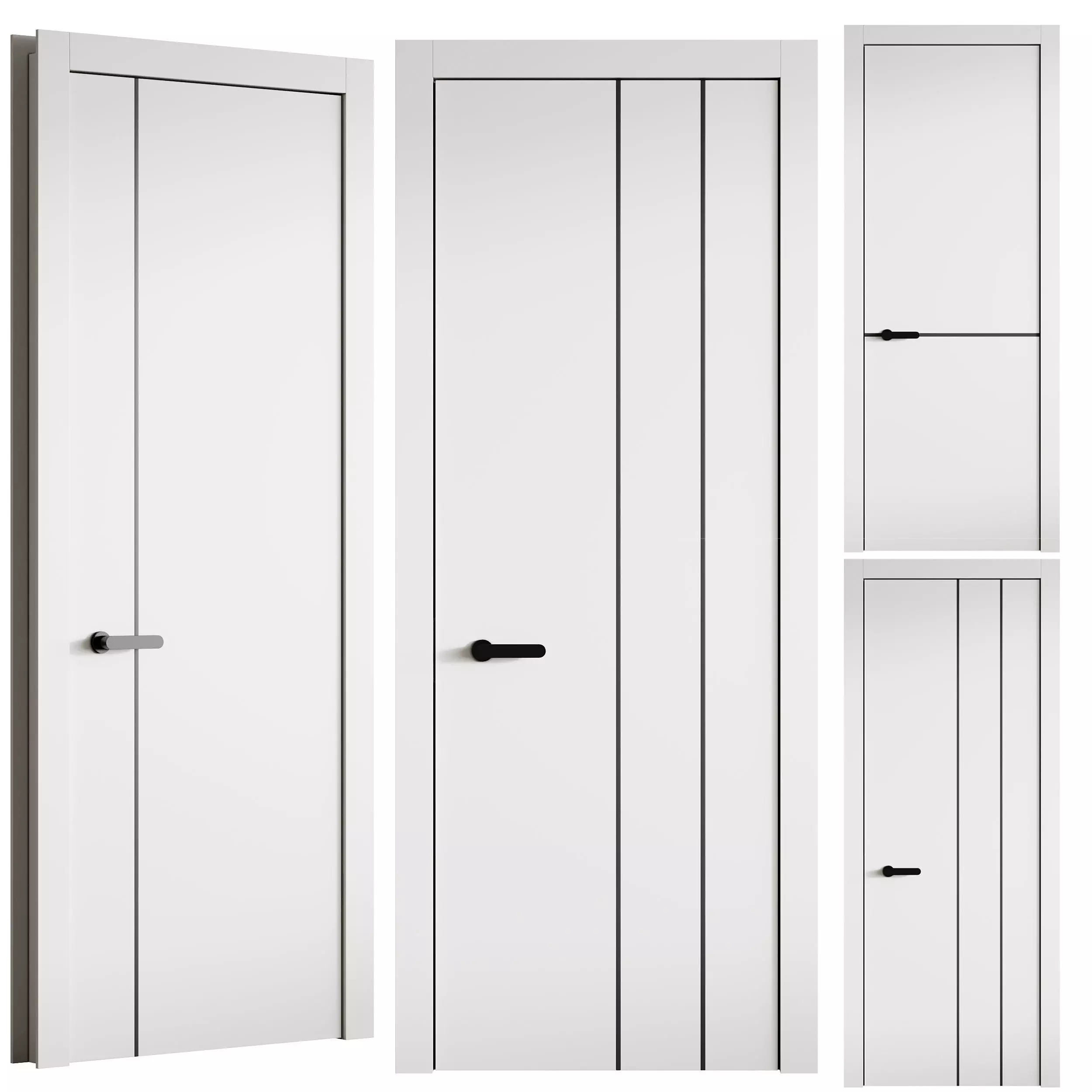 Interior Door Freedom 3D model_0