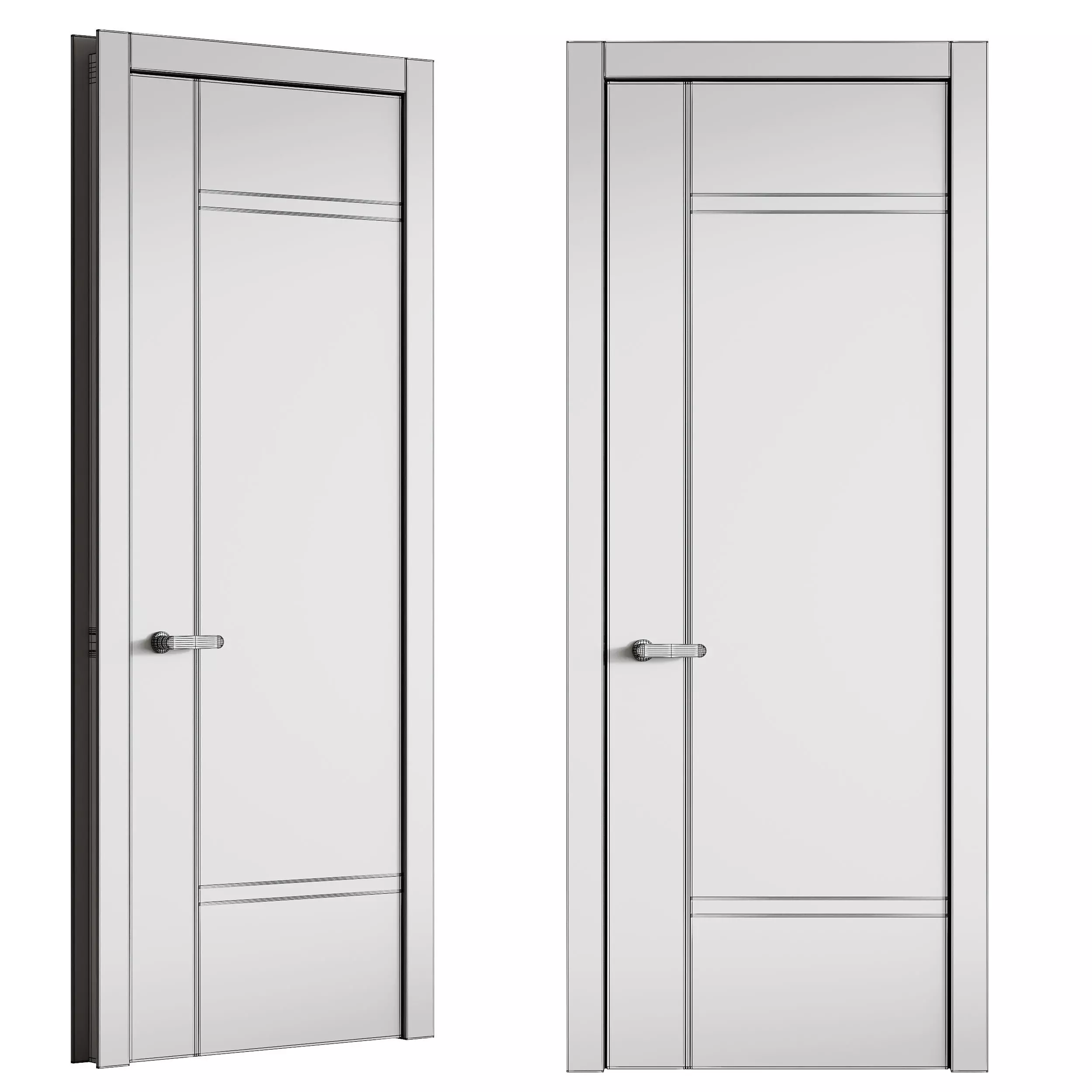 Interior Door Freedom 3D model_13