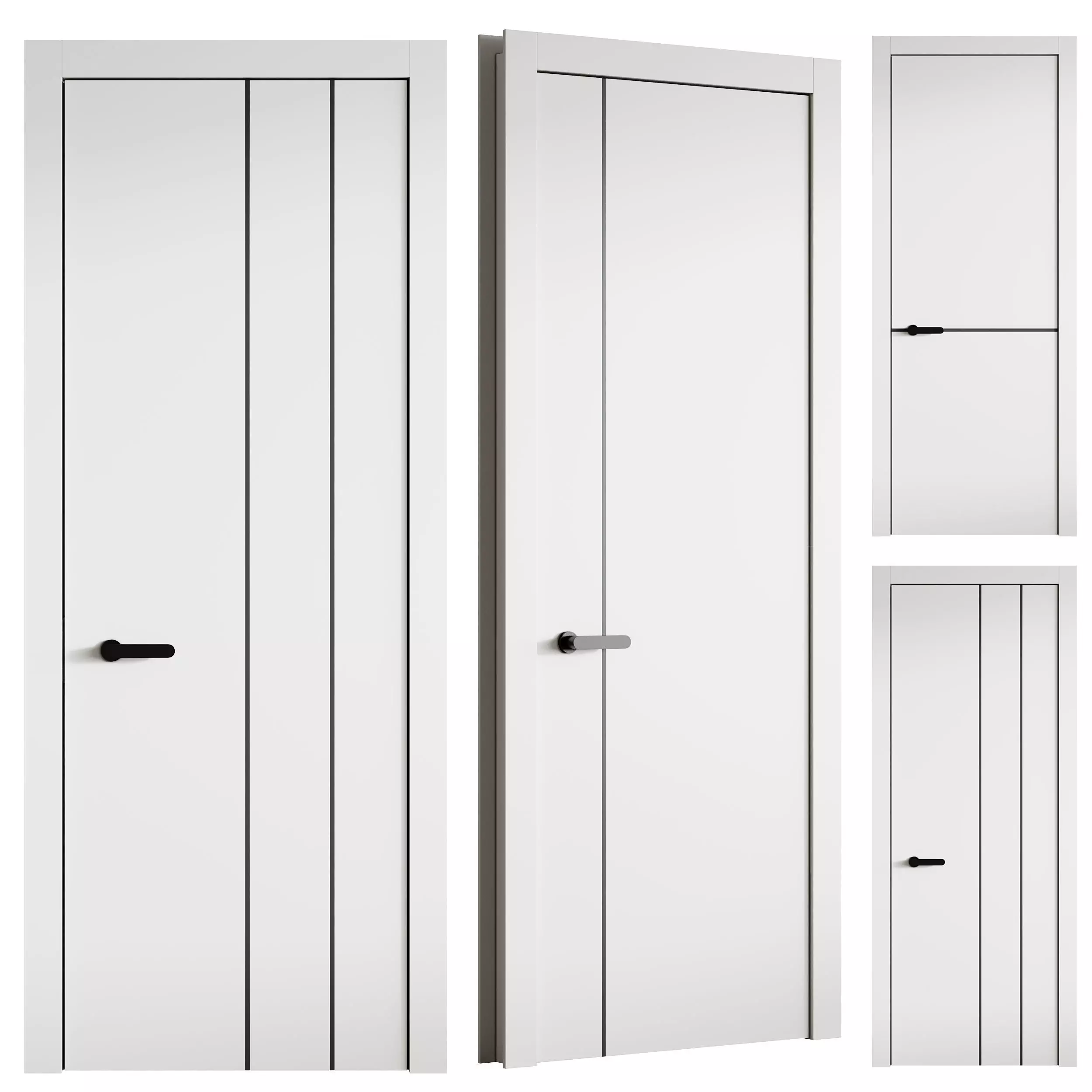 Interior Door Freedom 3D model_1