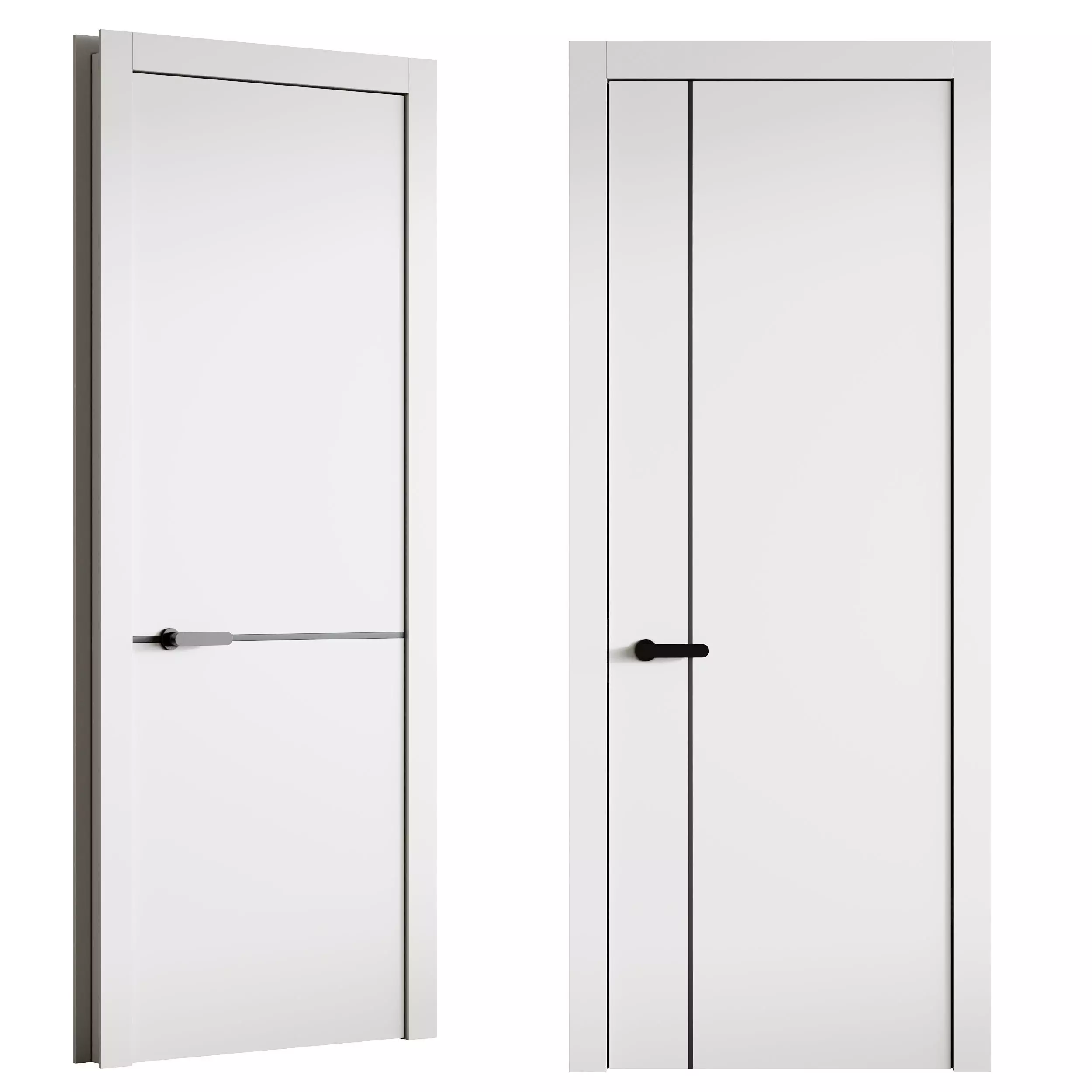 Interior Door Freedom 3D model_4