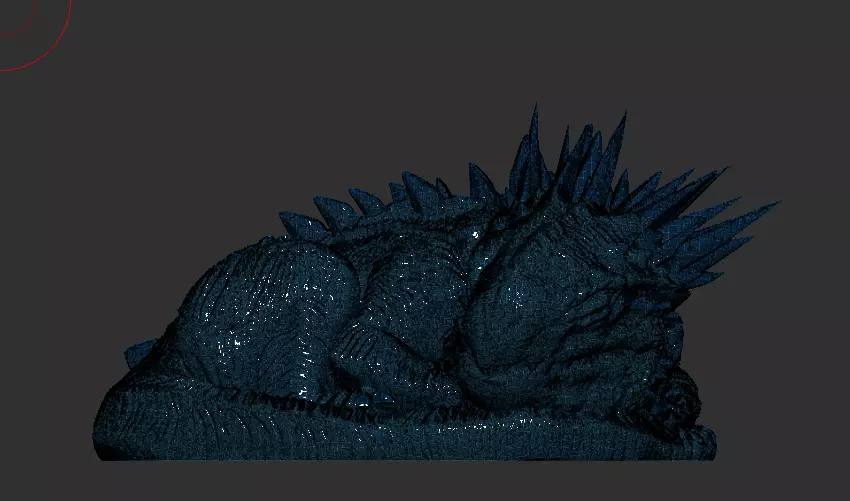 Baby Shimo-Inspired Monster 3D print model_4