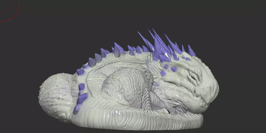 Baby Shimo-Inspired Monster 3D print model_1