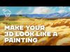 Painterly Grass Vegetation Pack HD Low Poly Low-poly 3D model_1