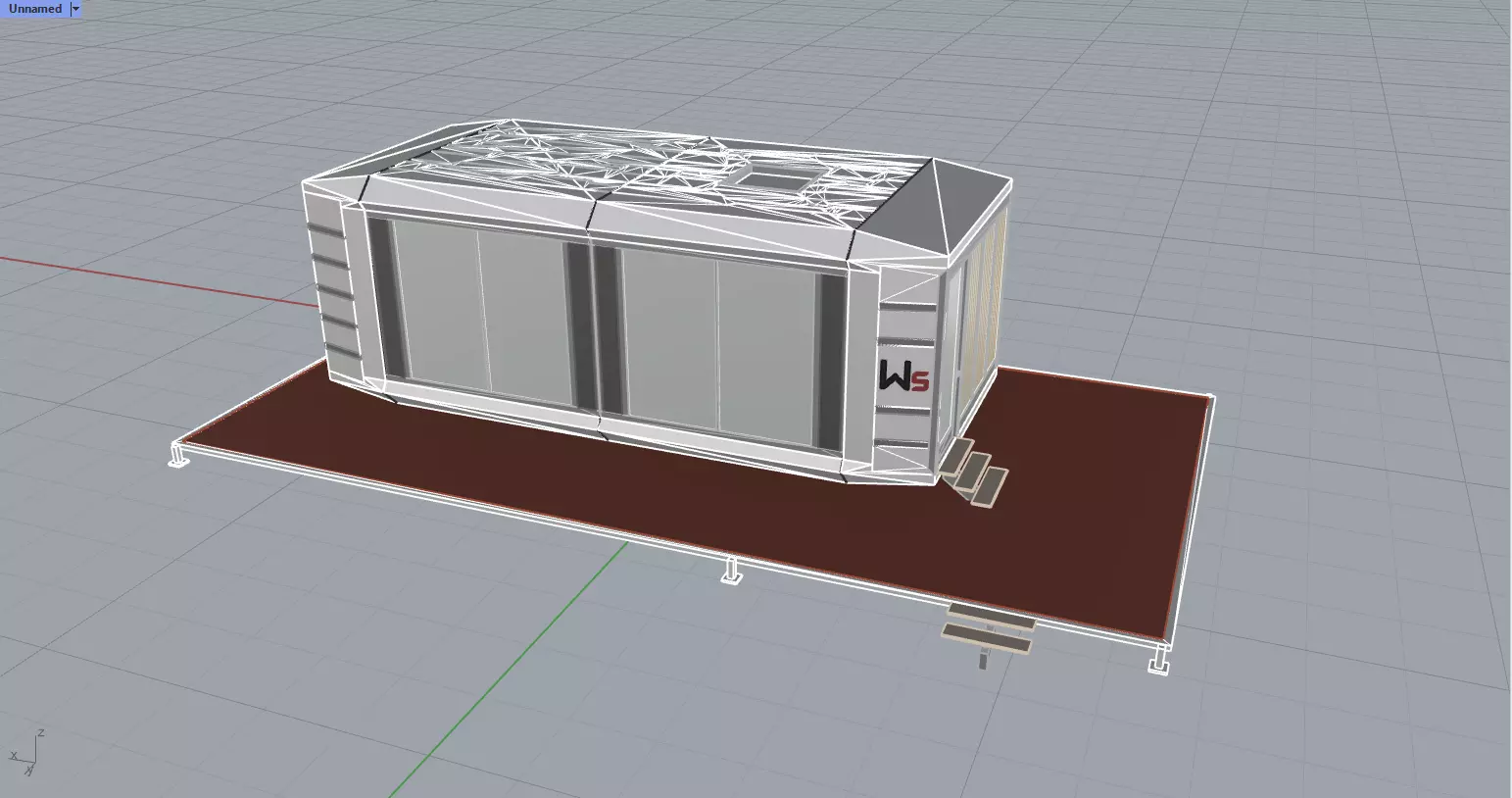 Capsule House W5 3D model_11