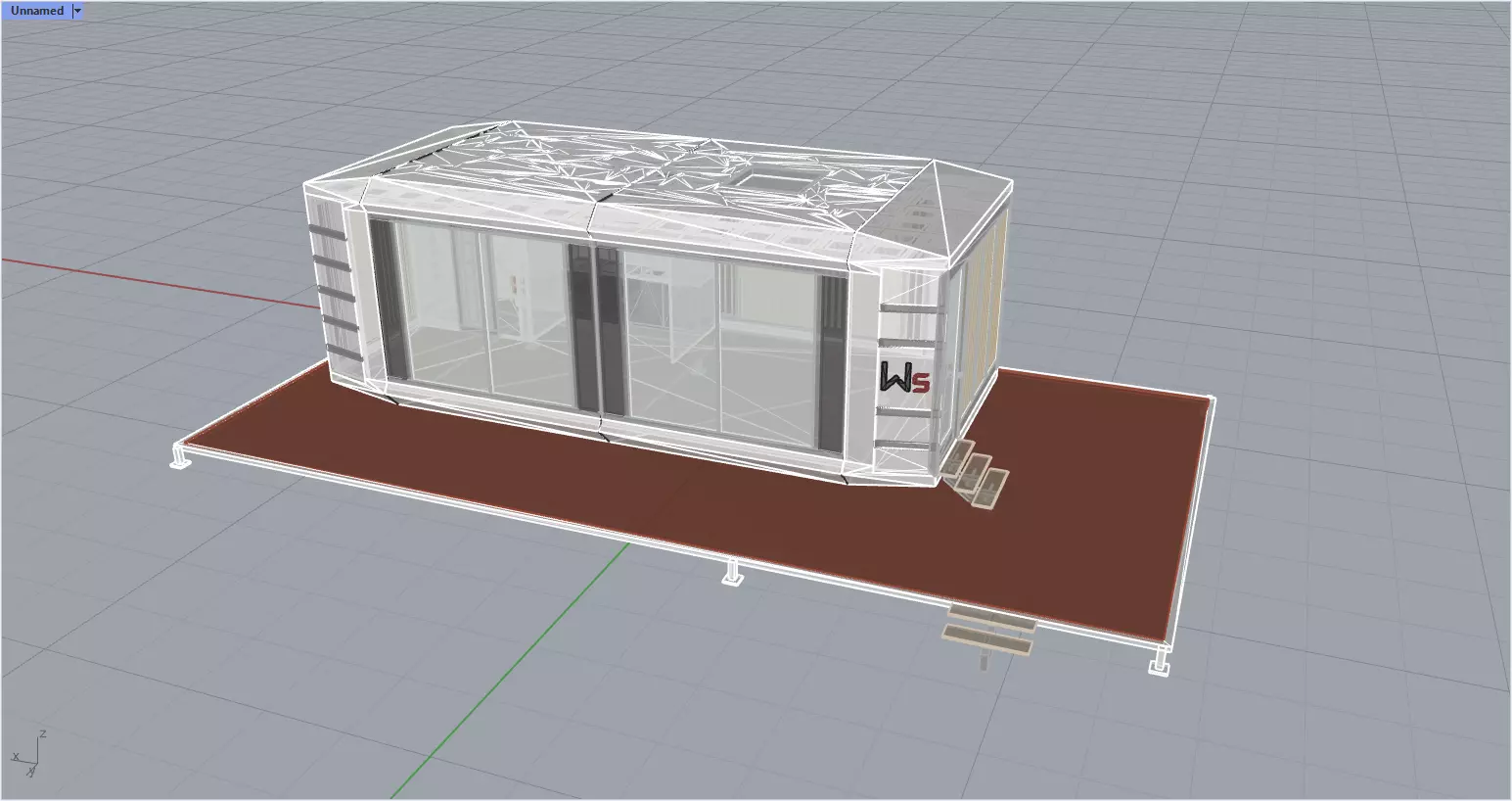Capsule House W5 3D model_10