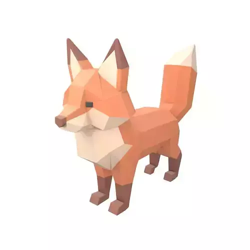 Lowpoly Fox v1 001