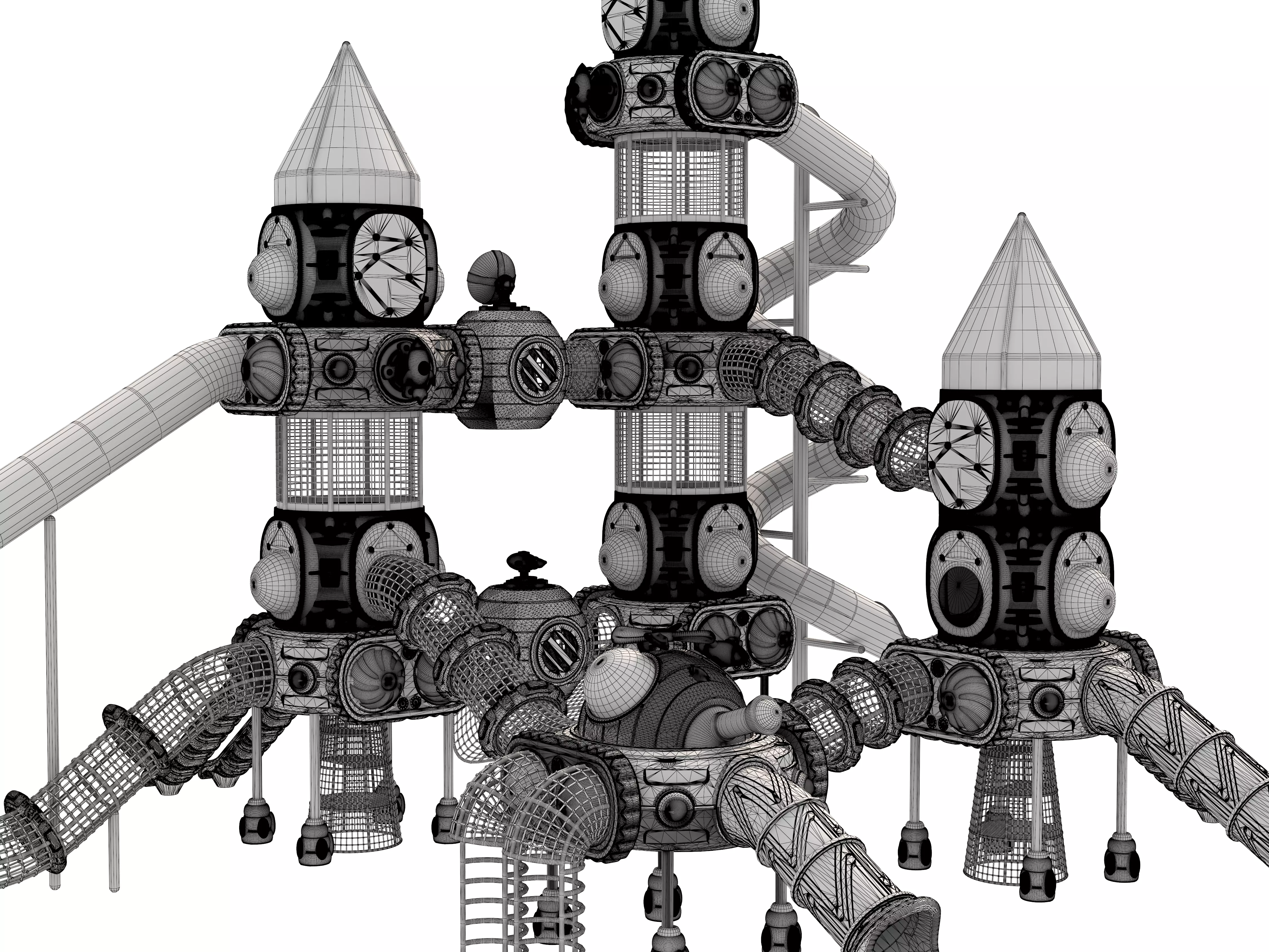 Playground for children 3D model_15