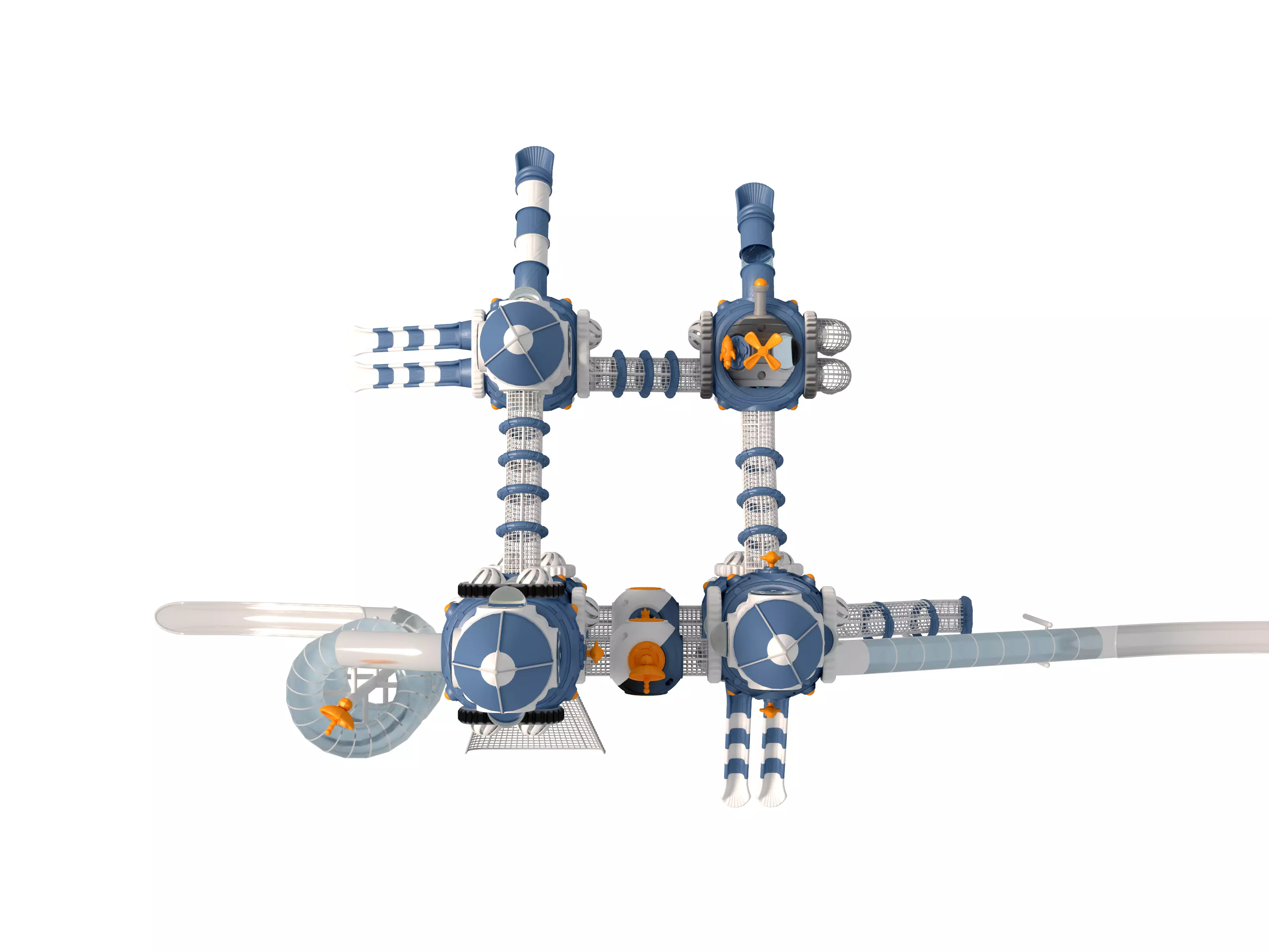 Playground for children 3D model_4