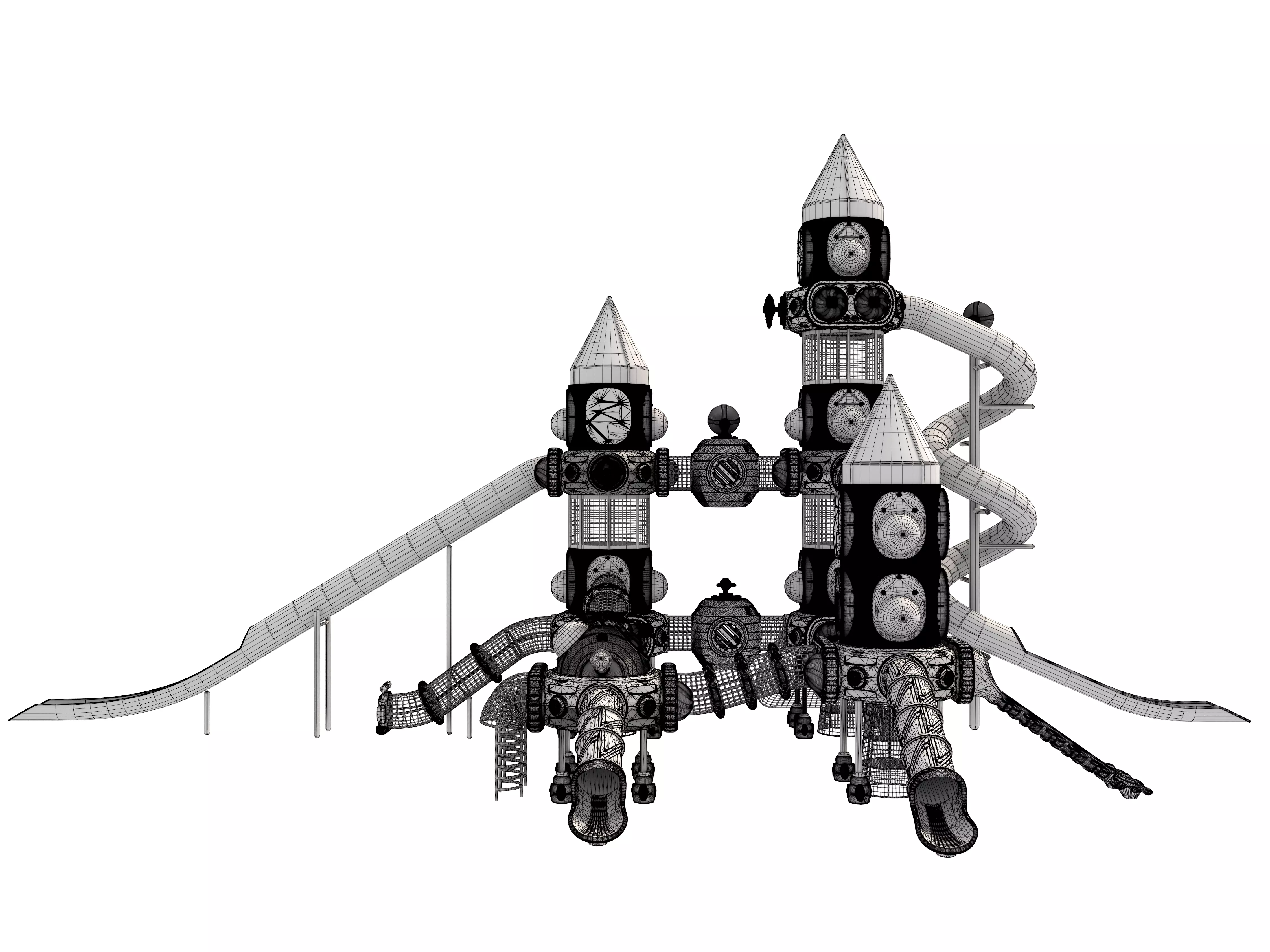 Playground for children 3D model_12