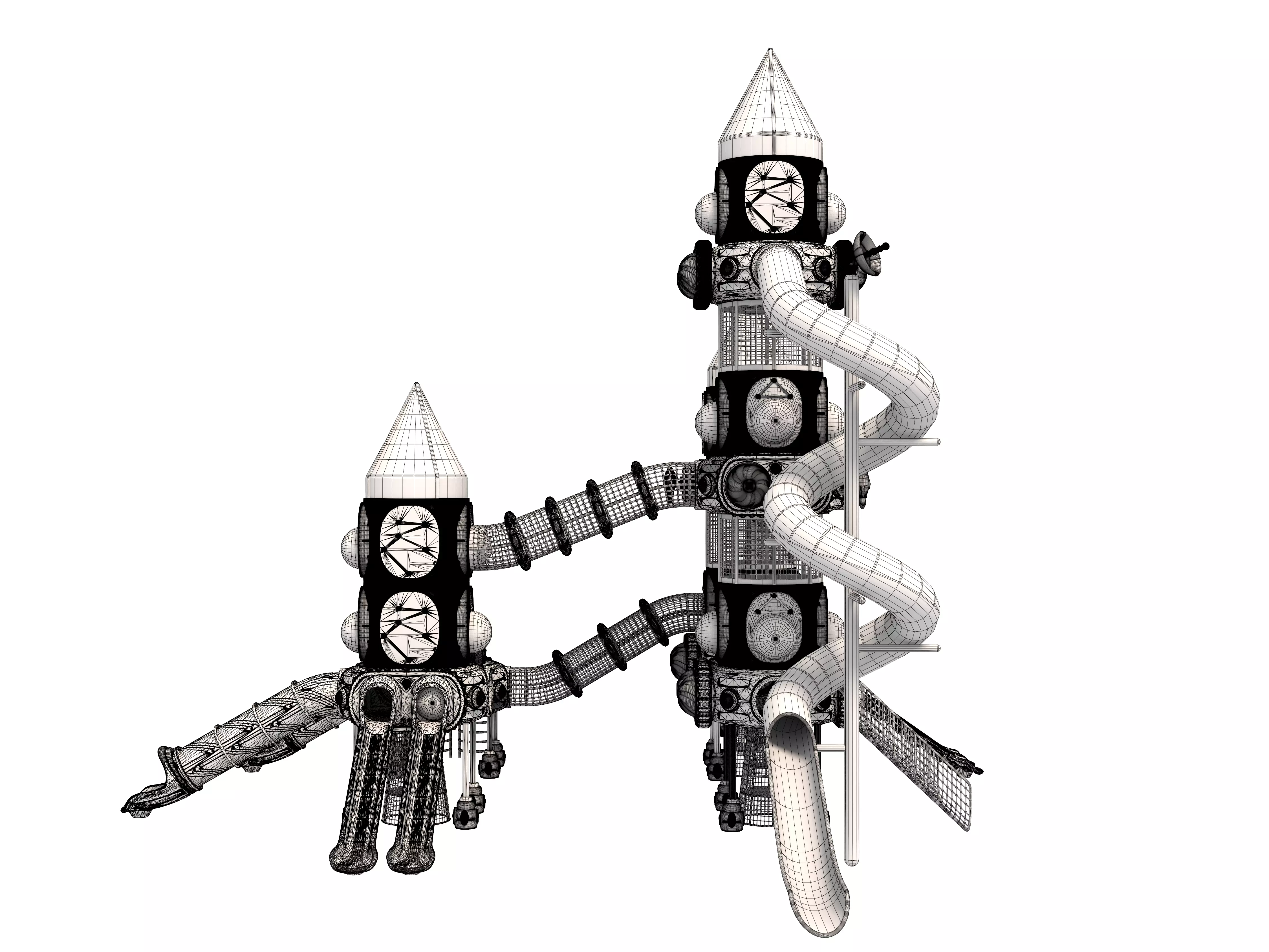 Playground for children 3D model_11