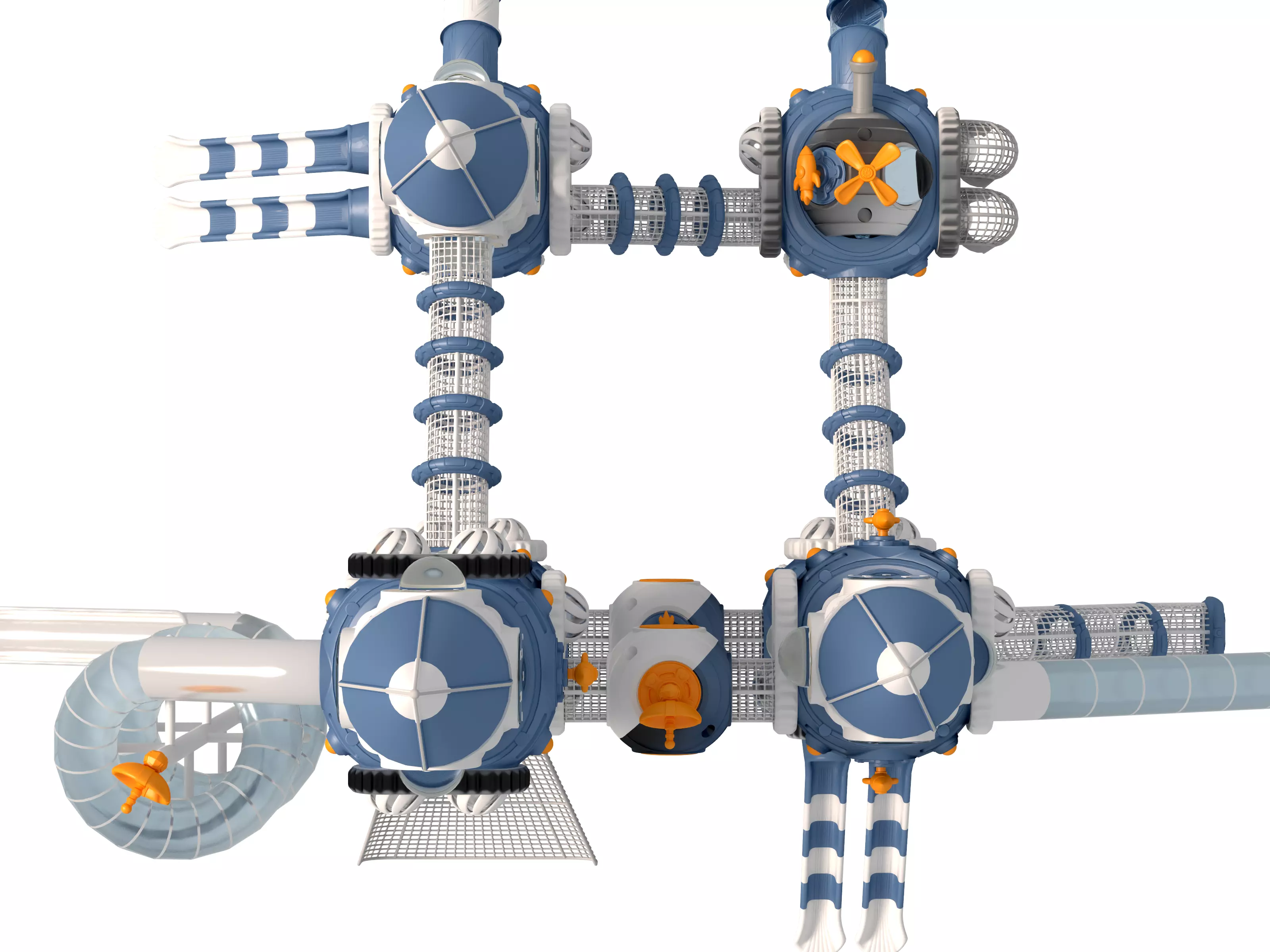 Playground for children 3D model_10