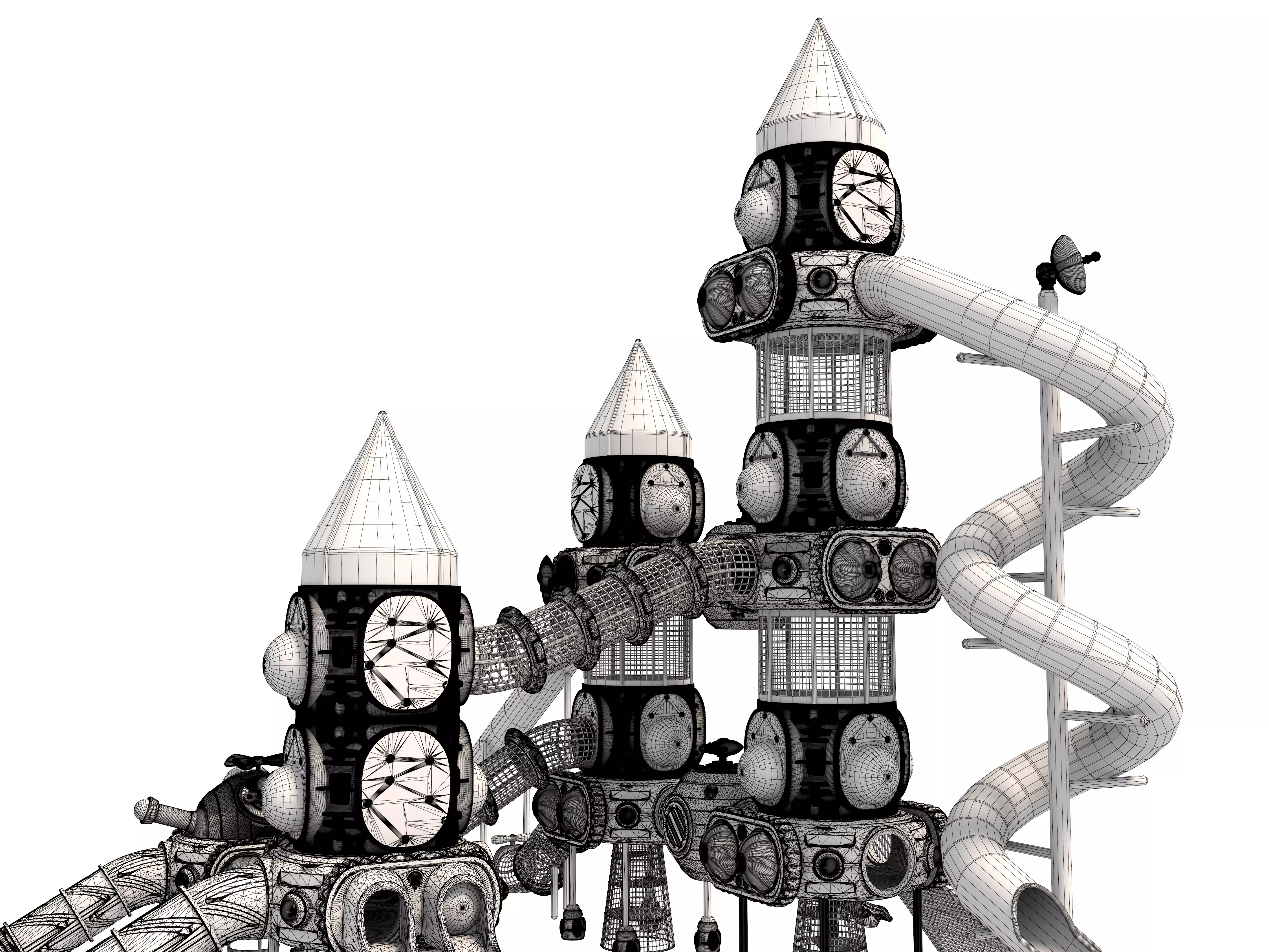 Playground for children 3D model_16