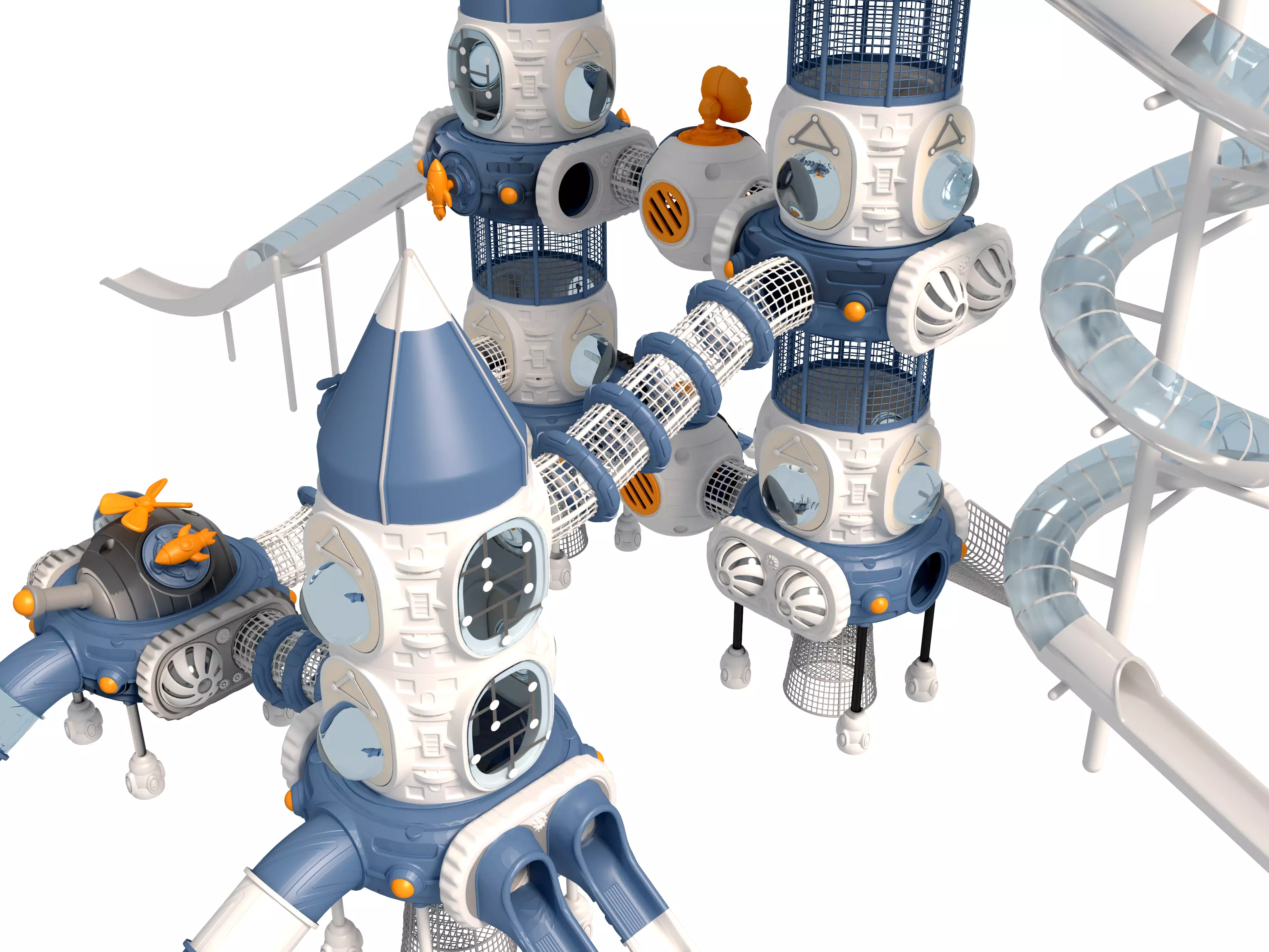 Playground for children 3D model_8