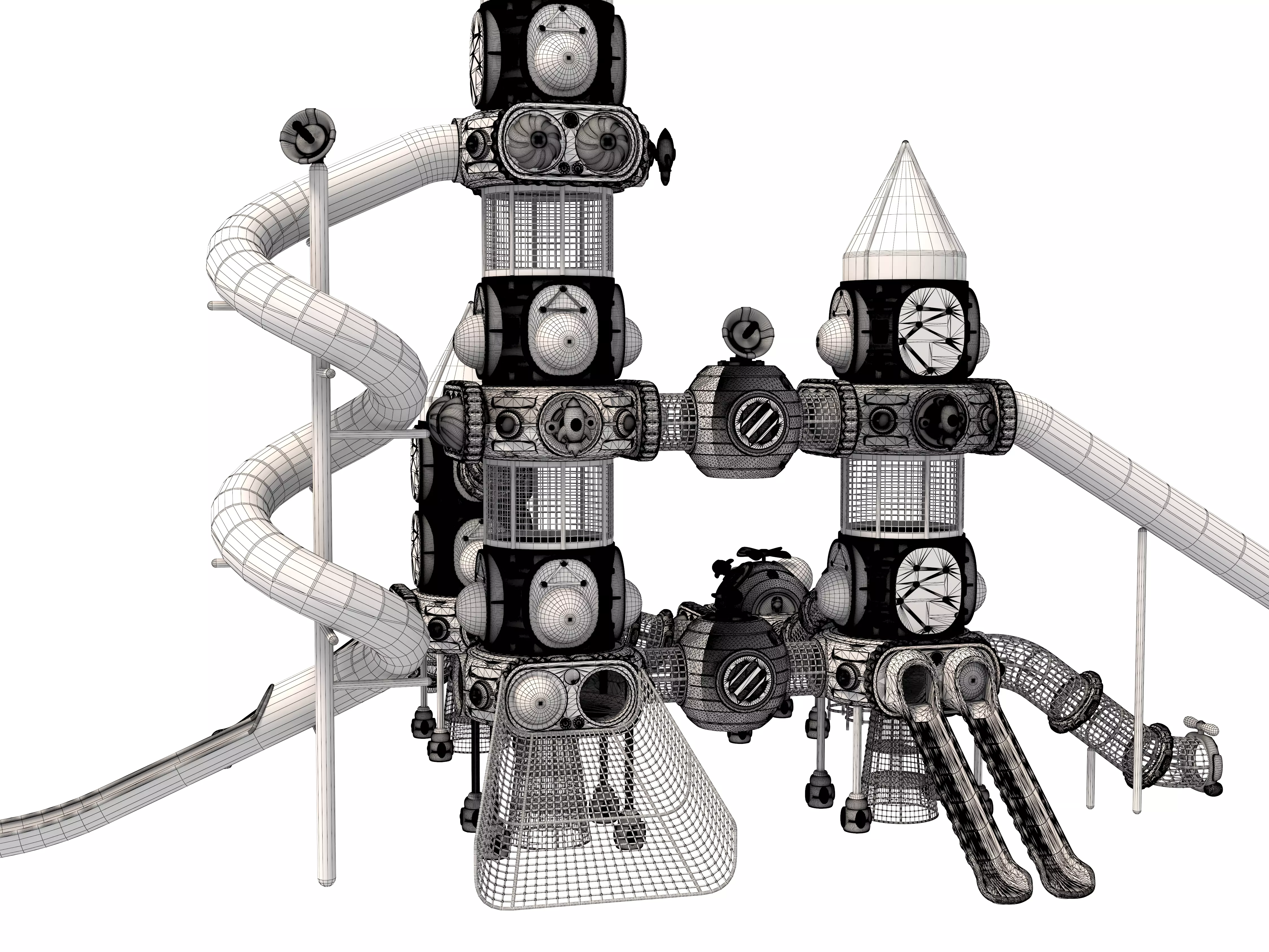 Playground for children 3D model_14