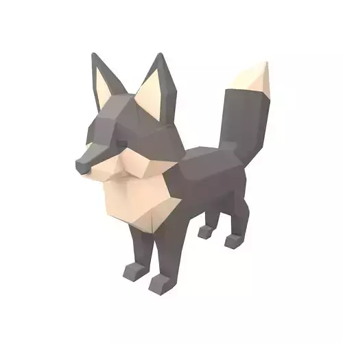 Lowpoly Fox v1 002
