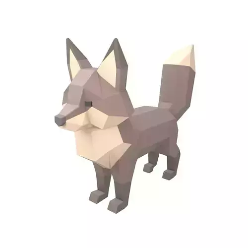 Lowpoly Fox v1 003