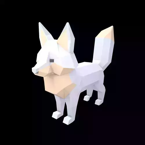 Lowpoly Fox v1 005