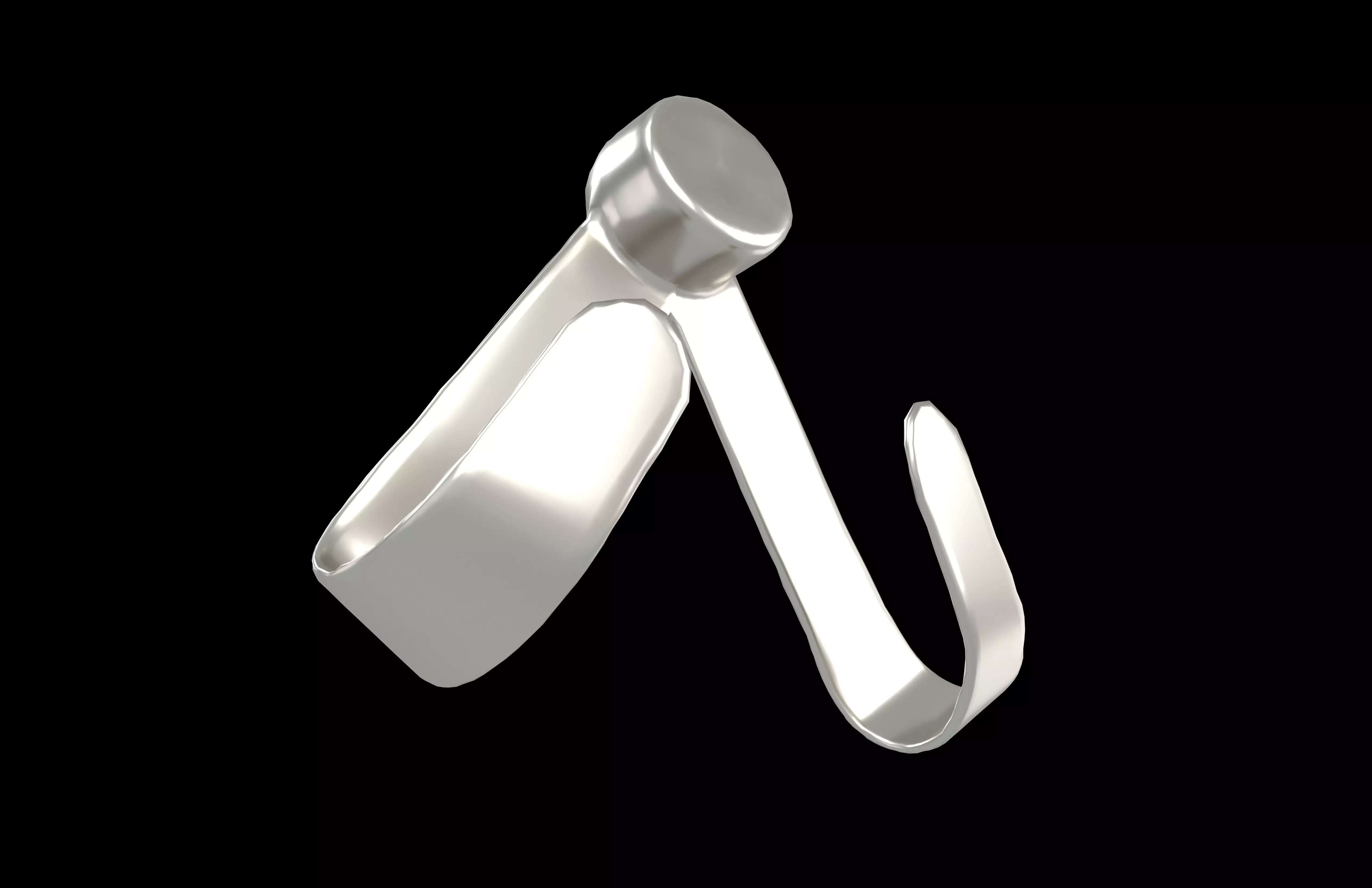 Storage Rack Wall Mount v1 001 Low-poly 3D model_3