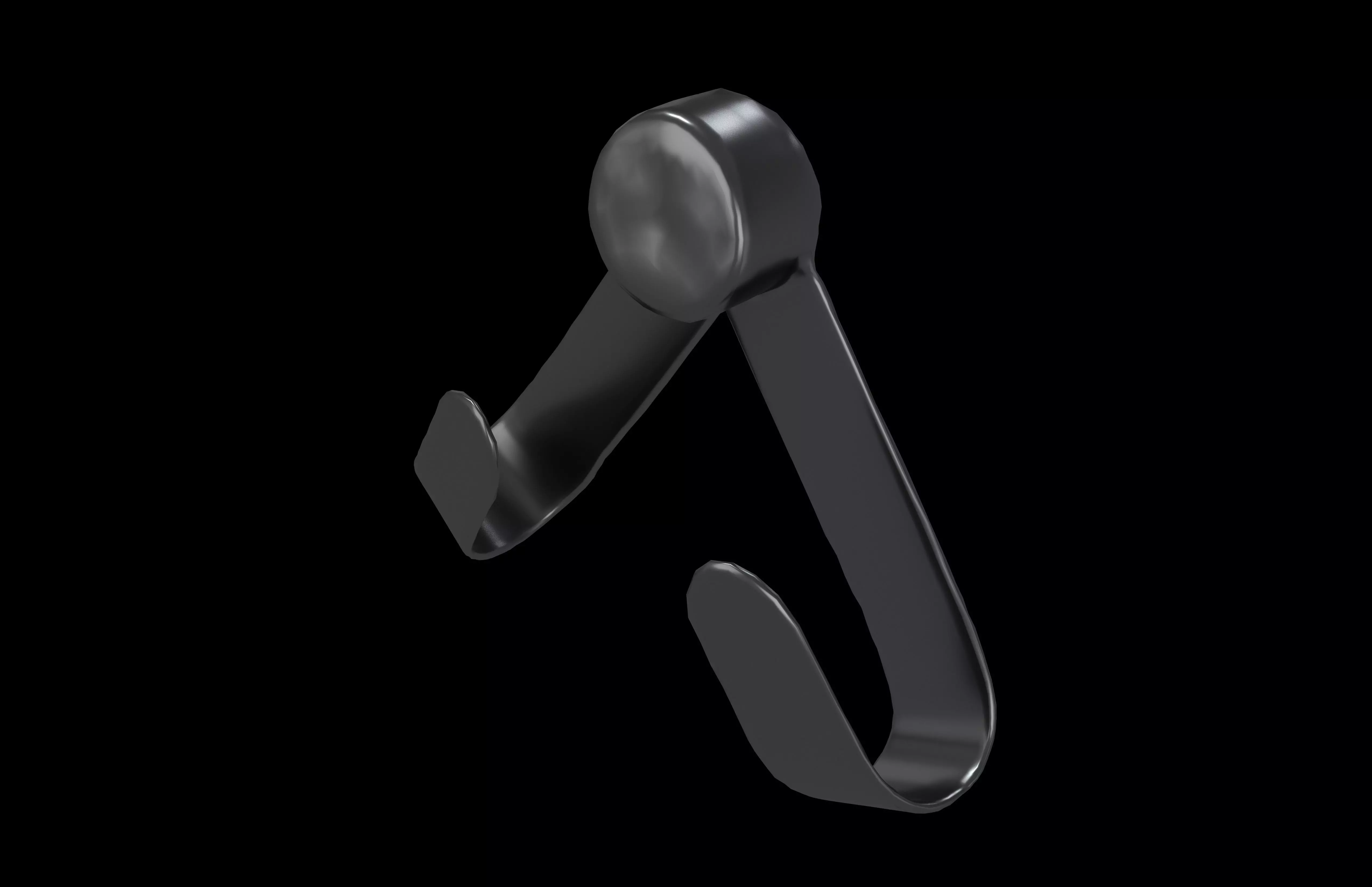 Storage Rack Wall Mount v1 002 Low-poly 3D model_2