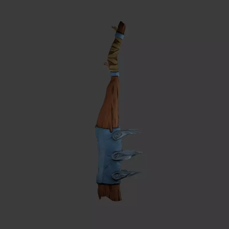Tacape 3D model_3