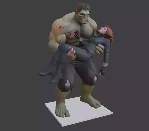 Hulk 3D Model STL 3D Printing
