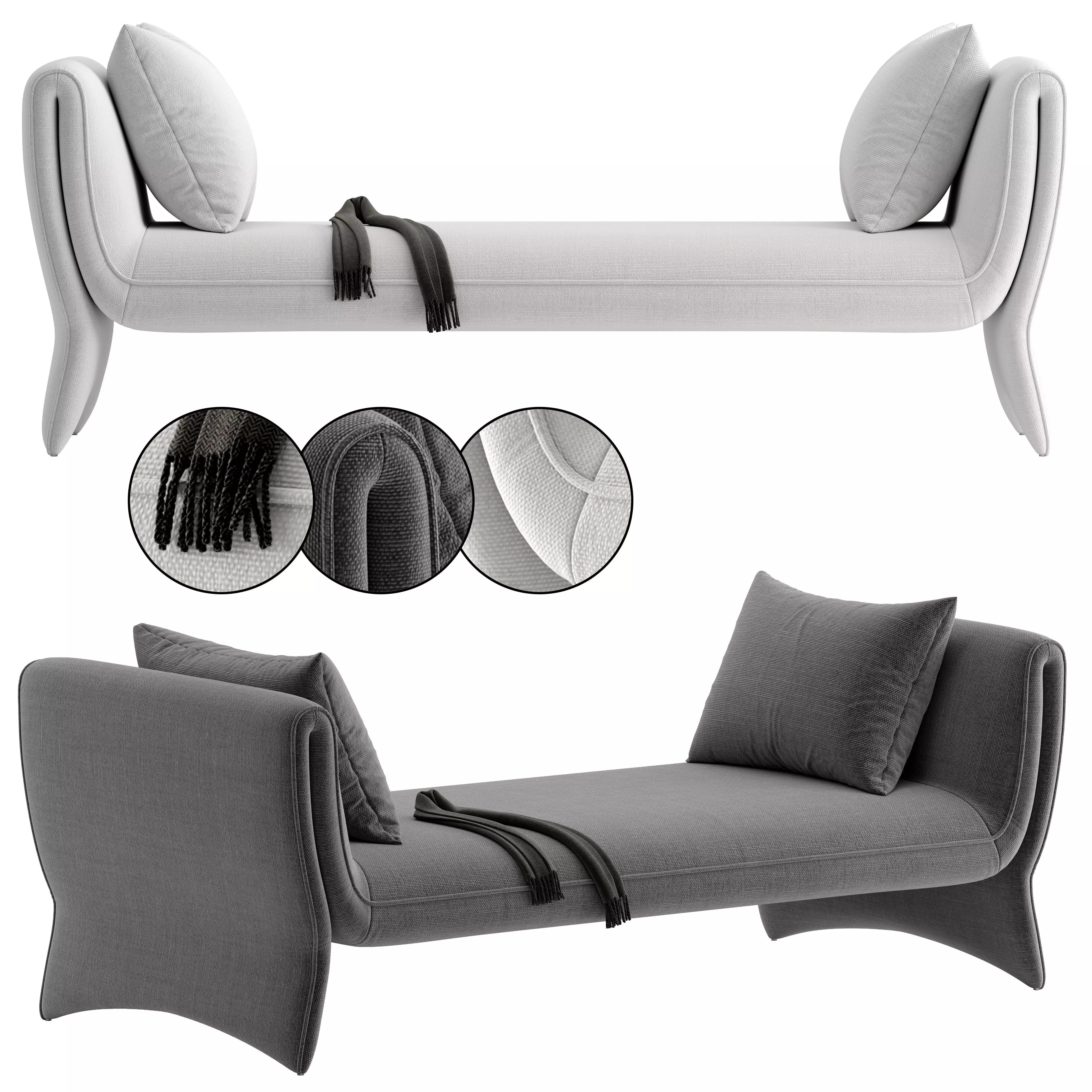 Bridgett Daybed by Anthropologie 3D model