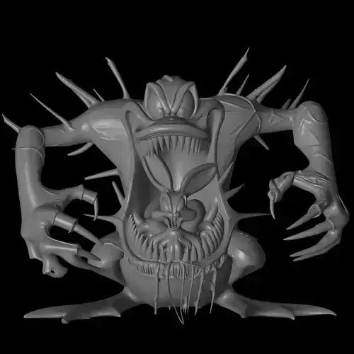 monster daffy duck and bugs bunny