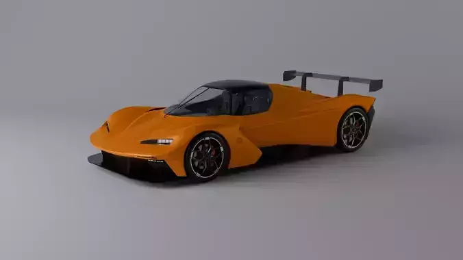 KTM X Bow GTX 2020  Low Poly 